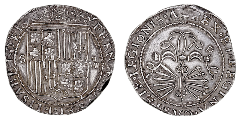 Střbrný španělský dolar